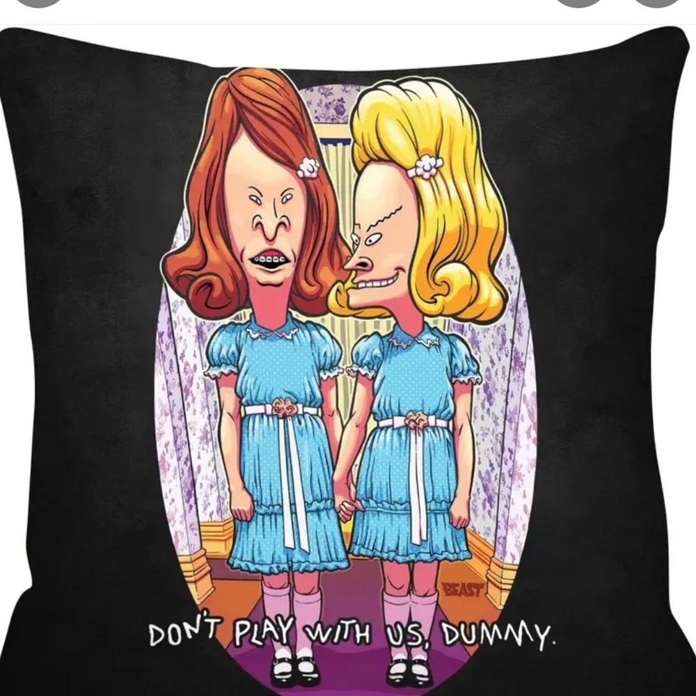 Cartoon Character Throw Pillow Cover